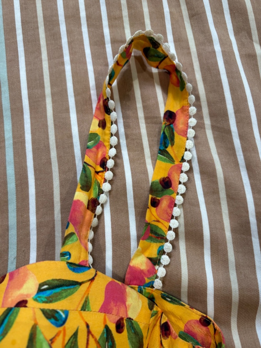 Farm Rio for Anthropologie Yellow Floral Maxi Dress | Boho Statement Dress US 4 - Picture 5 of 9